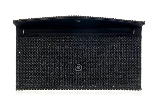 Judith Leiber Crystal Envelope Black