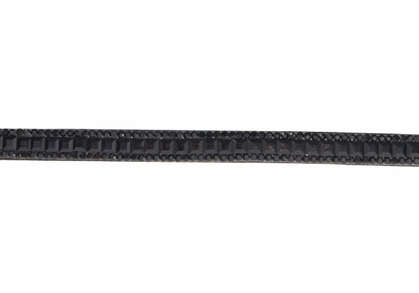 Judith Leiber Deco Squares Belt Black