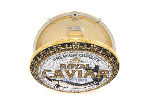 Judith Leiber Disc Royal Caviar