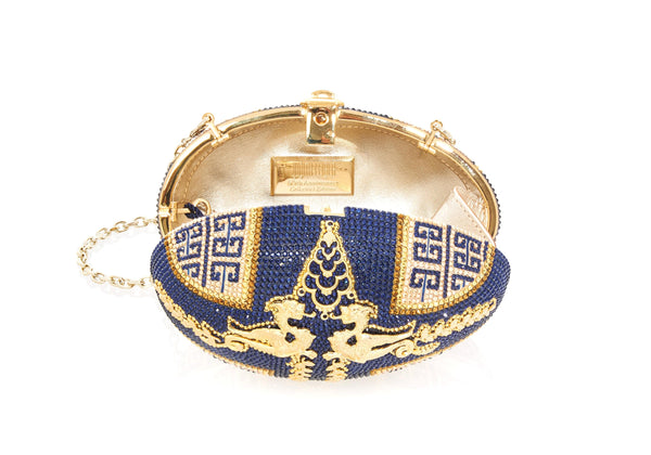 Judith Leiber Dragon's Egg Dragon Realm Navy