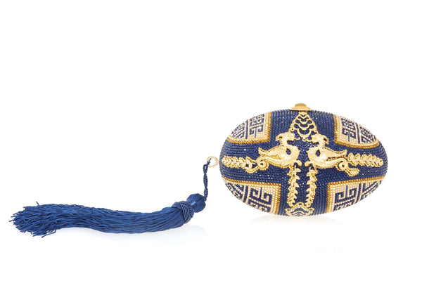 Judith Leiber Dragon's Egg Dragon Realm Navy