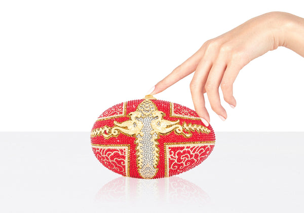 judith leiber Dragon's Egg Dragon Realm Red