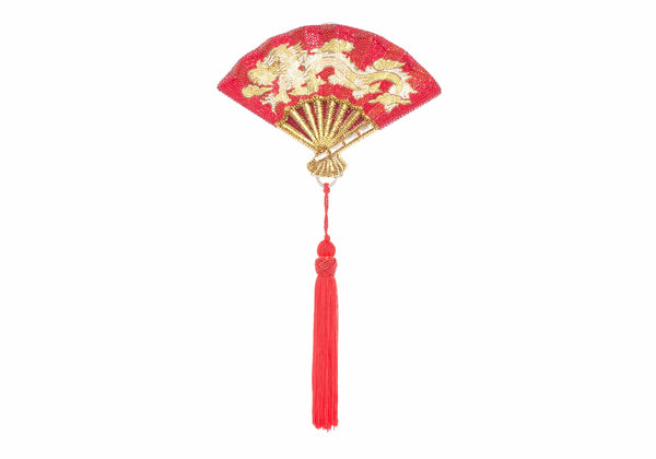 Judith Leiber Dragon's Sky Fan