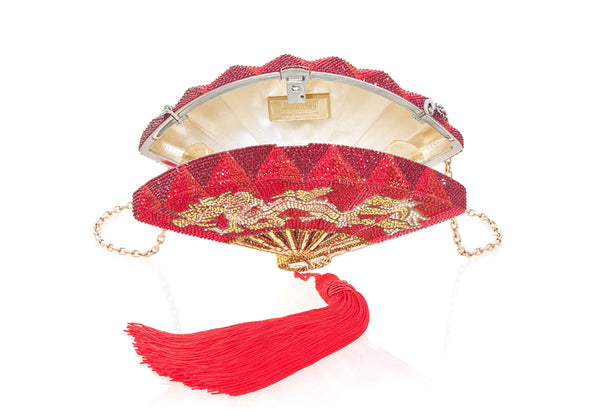 Judith Leiber Dragon's Sky Fan