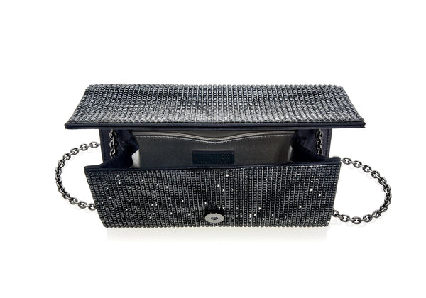 Judith Leiber Fizzy Black Designer Handbag