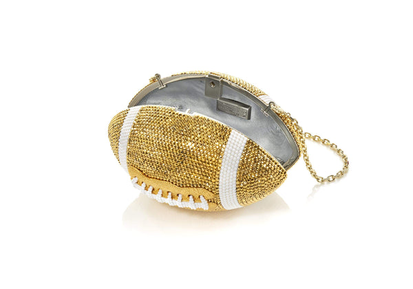 Judith Leiber Football Gold
