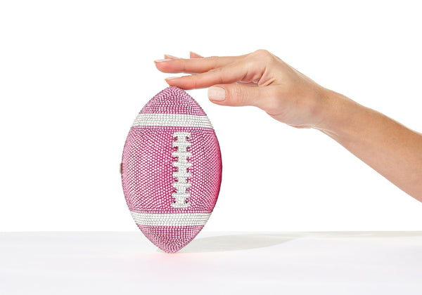 Judith Leiber Football Pink