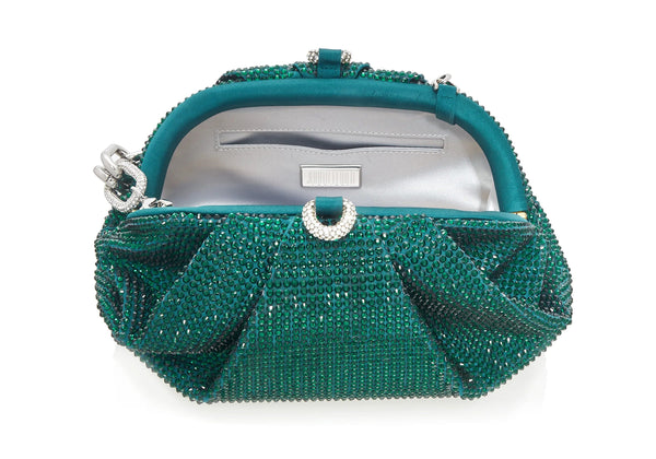 Judith Leiber Gemma Crystal Emerald