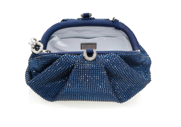 Judith Leiber Gemma Crystal Navy