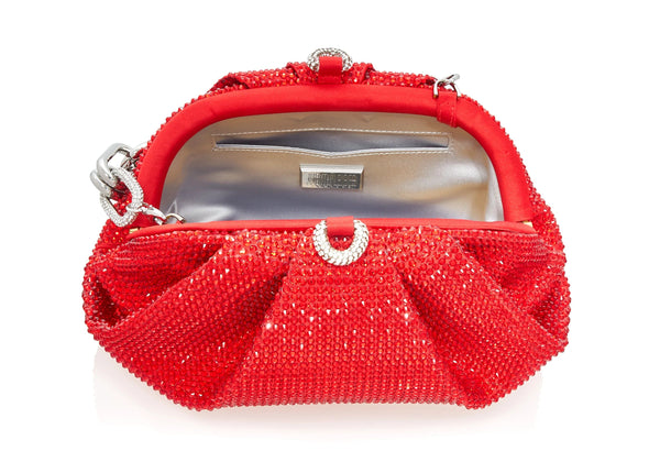 Judith Leiber Gemma Crystal Red