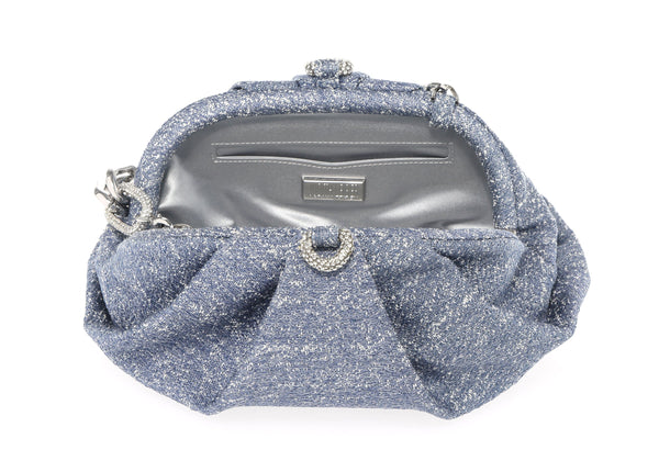 Judith Leiber Gemma Sparkle Denim Sky Blue