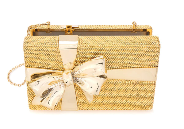Judith Leiber Gift Box Surprise Gold