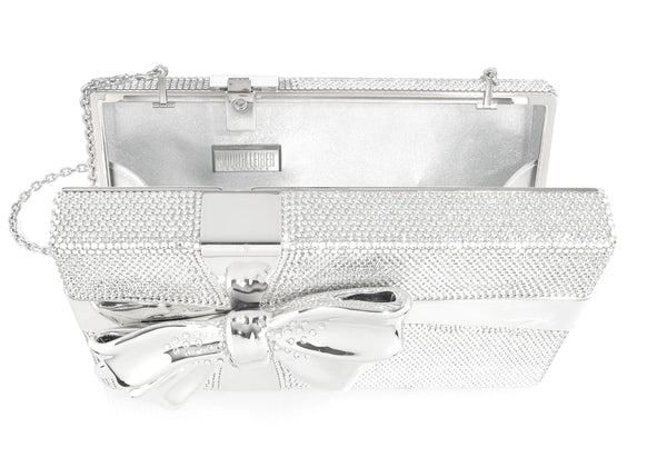 Judith Leiber Gift Box Surprise Silver
