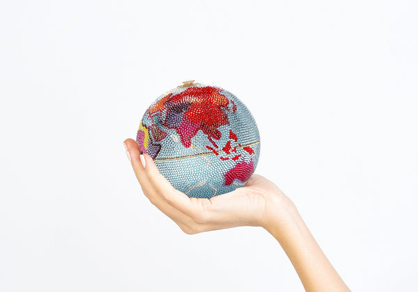 judith leiber Globe Hayden Planetarium Blue