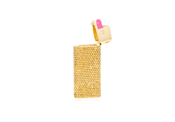 Judith Leiber Gold Flame Miniature Got A Light?