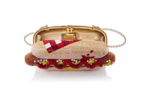 Judith Leiber Hot Dog Handbag