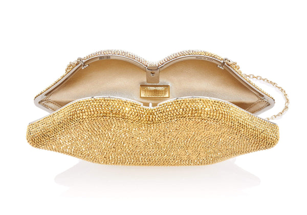 Judith Leiber Hot Lips Gold