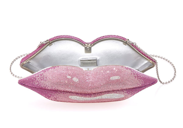 Judith Leiber Hot Lips Pink Designer Purse