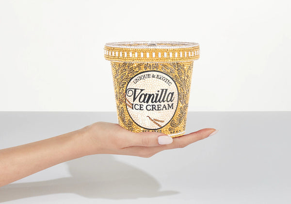 judith leiber Ice Cream Pint Vanilla