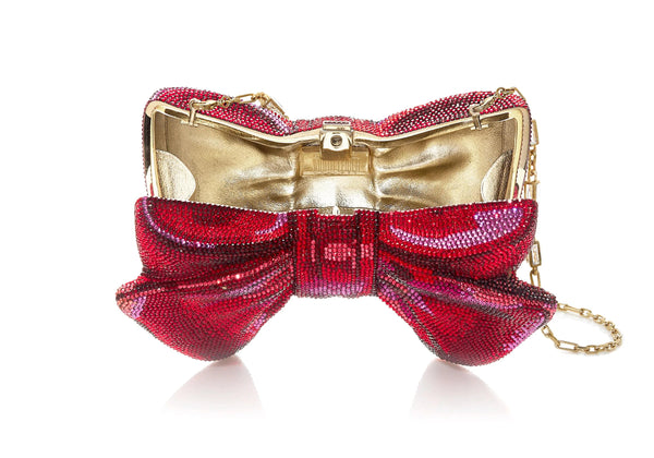 Judith Leiber Just For You Bow Red