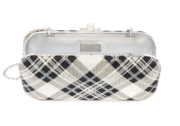 Judith Leiber Long Slide Bias Tartan
