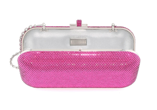 Judith Leiber Long Slide Fullbead Fuchsia