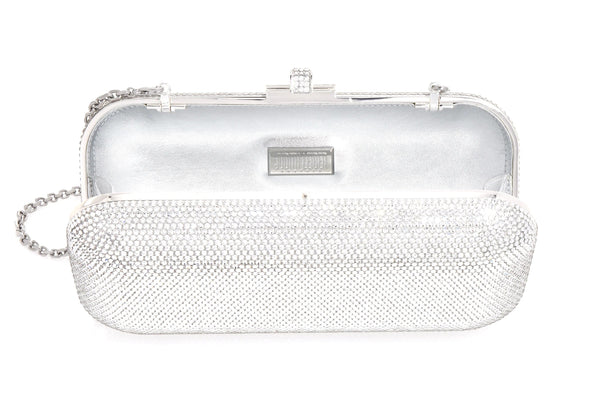 Judith Leiber Long Slide Silver