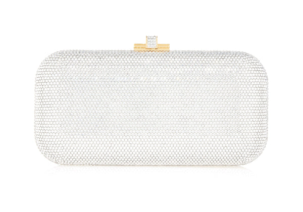 Judith Leiber Long Slide Silver