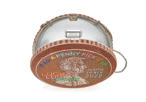 Judith Leiber Lucky Penny Disc
