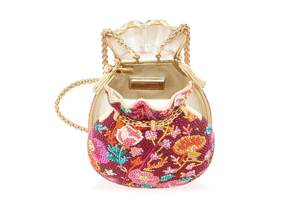 Judith Leiber Marigold Bloom Pouch