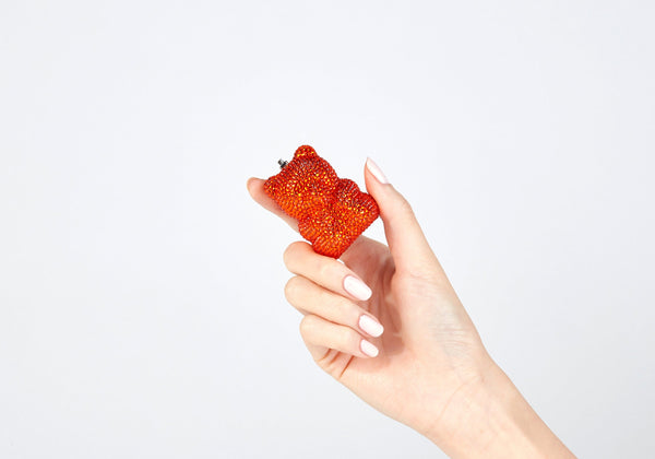 judith leiber Mini Gummy Bear Orange