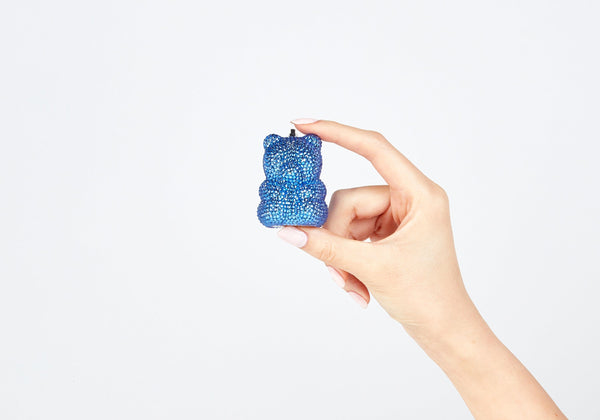 judith leiber Mini Gummy Bear Sapphire