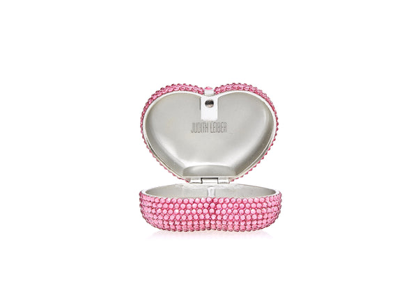 Judith Leiber Mini Heart Pink