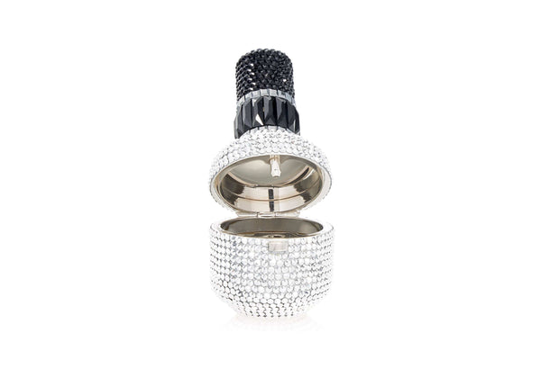 Judith Leiber Nail Polish Pillbox Chrome