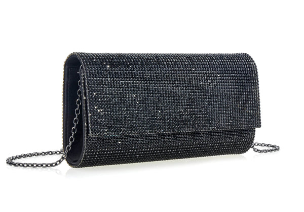 Judith Leiber Perry Crystal Black