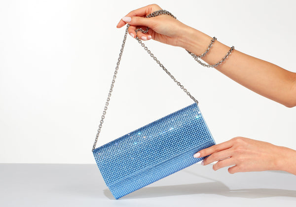 judith leiber Perry Crystal Blue