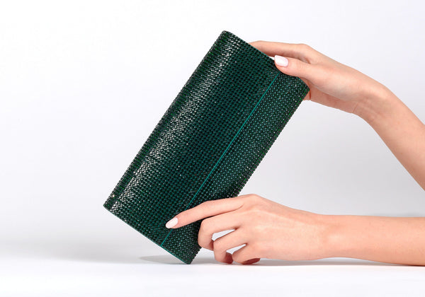 Judith Leiber Perry Crystal Emerald