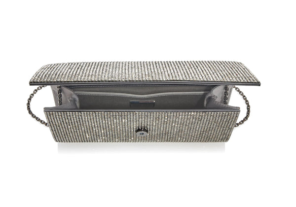 Judith Leiber Perry Crystal Gray