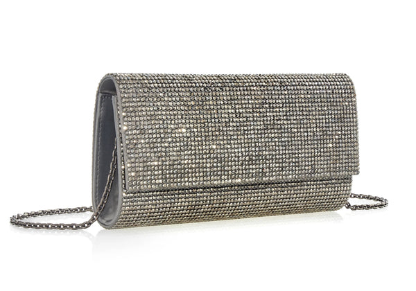 Judith Leiber Perry Crystal Gray