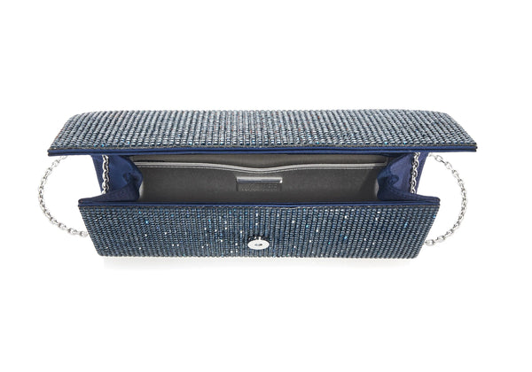 Judith Leiber Perry Crystal Navy