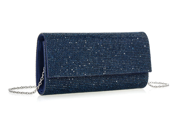 Judith Leiber Perry Crystal Navy