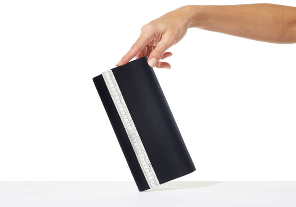 judith leiber Perry Satin Black