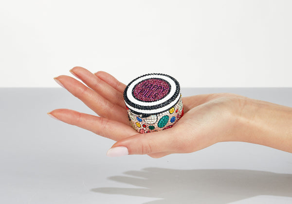 judith leiber Pill Popper Mini Jar