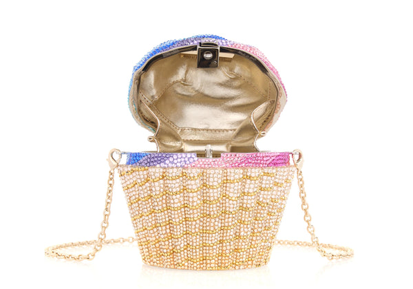 Judith Leiber Rainbow Cupcake