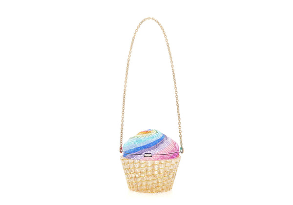 Judith Leiber Rainbow Cupcake