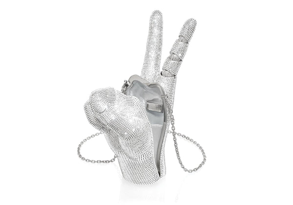 Judith Leiber Silver Hand War And Peace