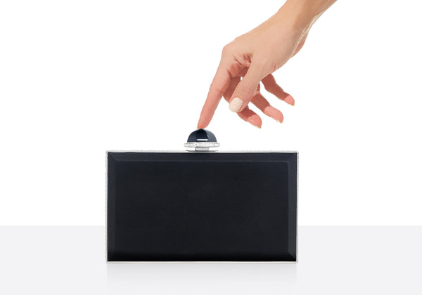 judith leiber Skylar Satin Black