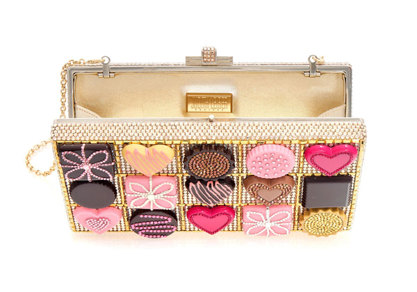 Judith Leiber Sleek Rectangle Chocolate Box