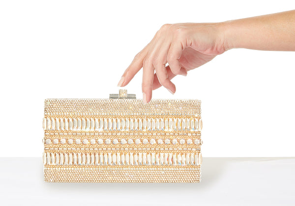 judith leiber Sleek Rectangle Gems