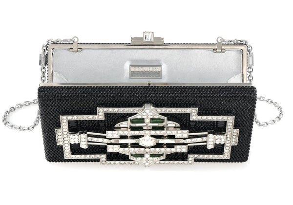 Judith Leiber Sleek Rectangle Lillian Black